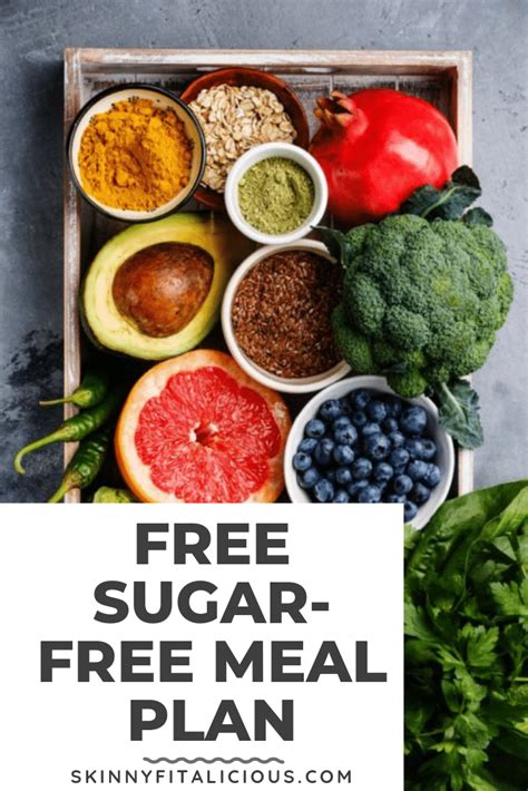 Free Sugar-Free Meal Plan - Skinny Fitalicious®