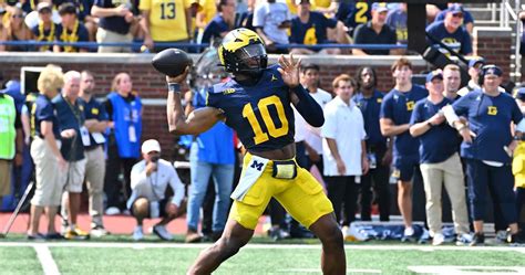 Michigan's Alex Orji to Replace Davis Warren as QB1 vs. USC, Says ...