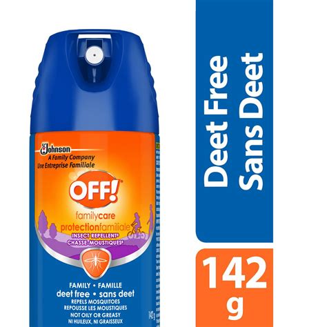 OFF! Family Care Mosquito Insect Repellent Spray Deet Free, 142g | Walmart Canada