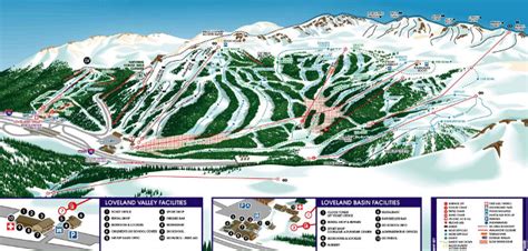 Loveland Ski Area Trail Map and Info