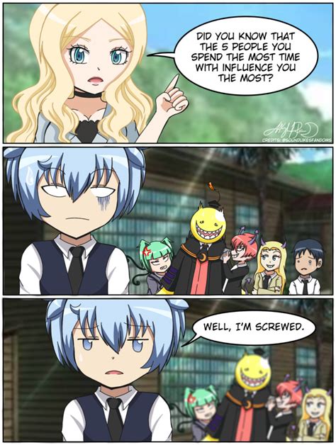 #incorrect assassination classroom quotes on Tumblr