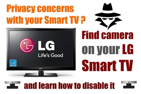 How to locate camera on any Smart TV - LG & Samsung example