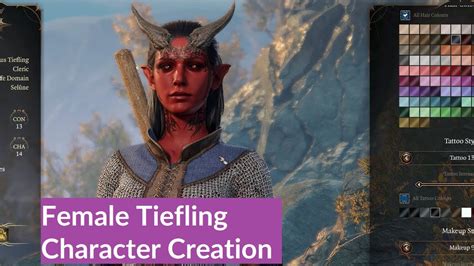 Baldurs Gate 3 Character Creation Asmodeus Tiefling Female Tutorial | Images and Photos finder