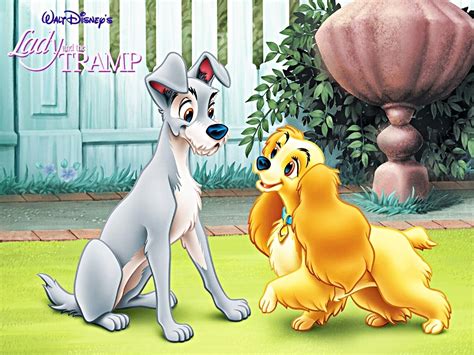 Walt Disney Characters Walt Disney Wallpapers - Lady and the Tramp