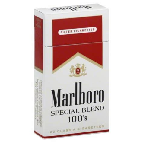 Marlboro Special Blend 100s Red Box, 1 ct - Fred Meyer