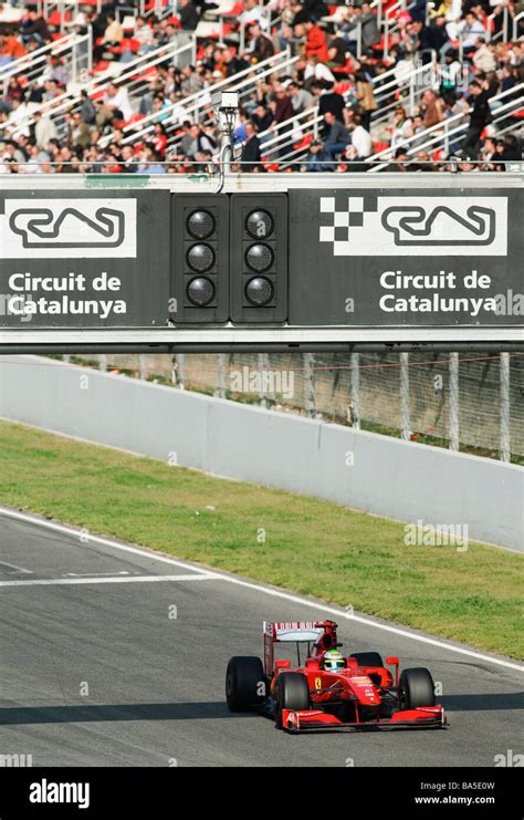 Felipe MASSA in the Ferrari F60 race car during Formula One testing ...