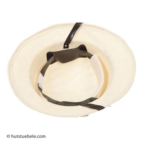 safari hat with leather chin strap velcro inside to regulate --> Online ...