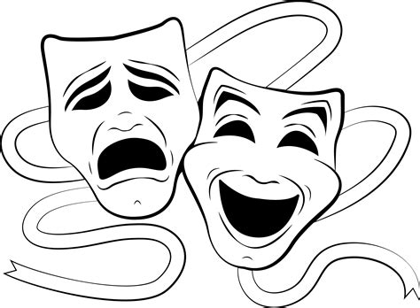 Mask clipart musical theatre, Mask musical theatre Transparent FREE for download on ...