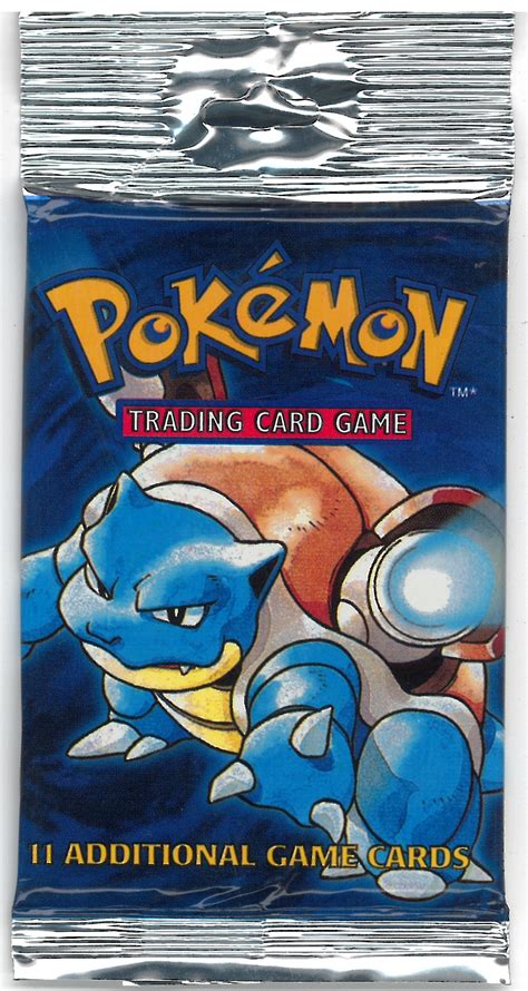 Pokemon Base Set 1 Longpack Booster Pack - Blastoise Art | DA Card World