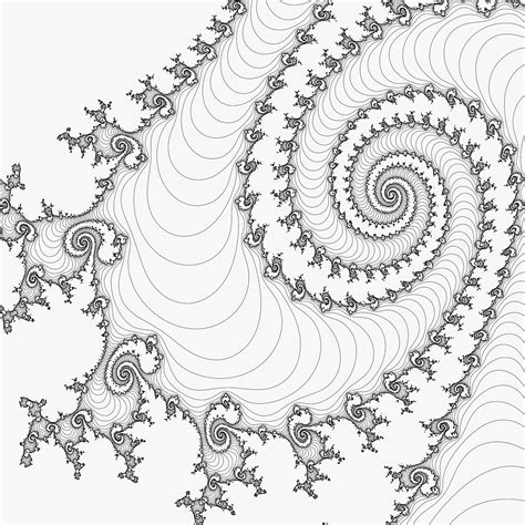 Fractal Coloring Pages - Coloring Home