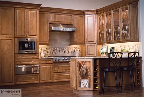 Kraftmaid Ginger Glaze Maple Cabinets | Cabinets Matttroy