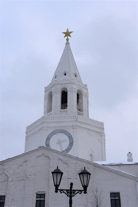 Kazan Winter Landscape Af the Kazan Kremlin Editorial Stock Photo - Image of blue, kremlin ...