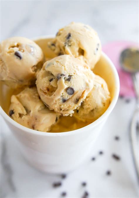 Chocolate Chip Cookie Dough Ice Cream | Bake at 350°