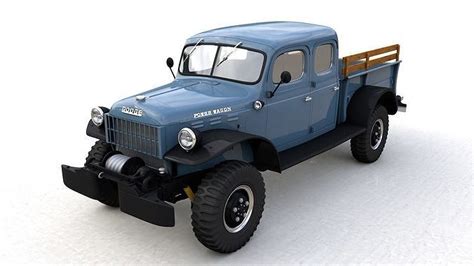 DODGE POWER WAGON CREW CAB 1946 3D model | CGTrader