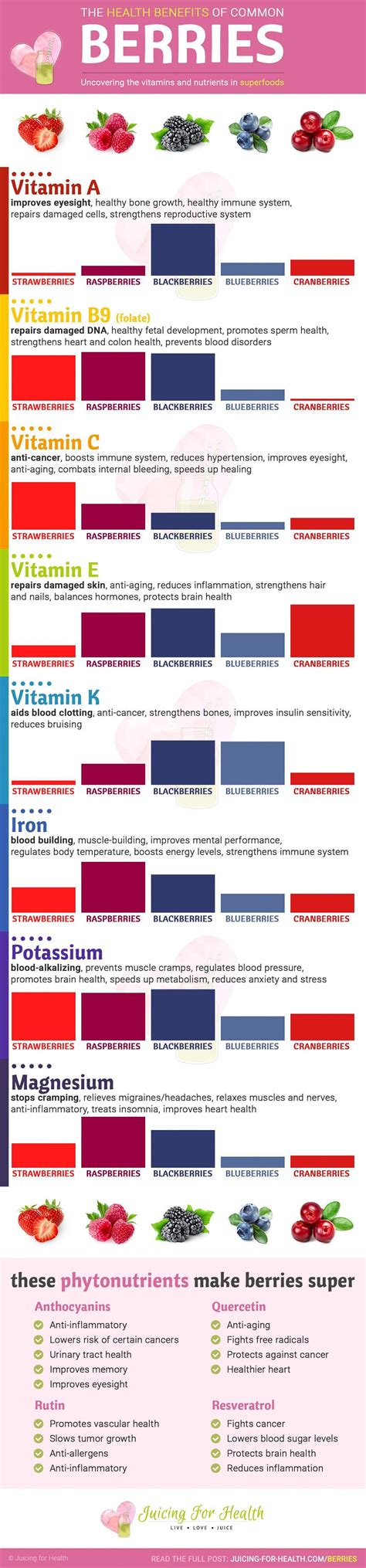 GET HEALTHY!!! The most #nutritious #berries - infographic showing vitamins, mine… | Watermelon ...