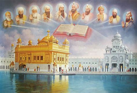 The Golden Temple, Guru Granth Sahib and the Ten Sikh Gurus