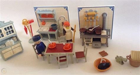 Playmobil Kitchen Dollhouse Furniture for Victorian Mansion 110 + Pc | #1845022723