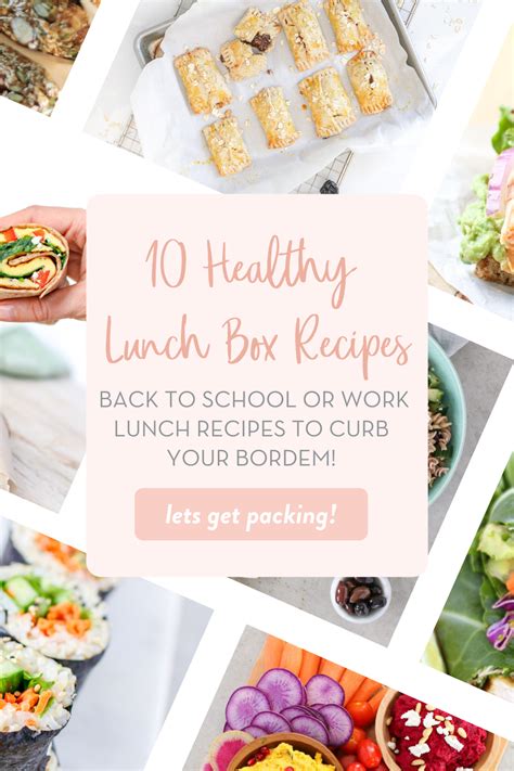 10 Healthy Lunch Box Recipes - Healthnut Nutrition