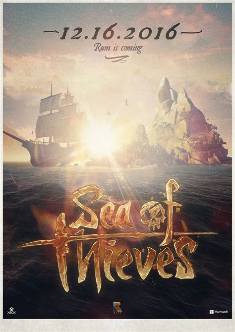 Sea Of Thieves poster on Behance