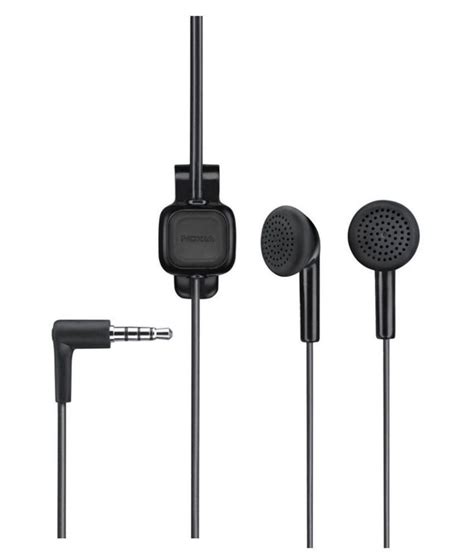 Nokia WH-102 In Ear Wired Earphones With Mic Black - Buy Nokia WH-102 In Ear Wired Earphones ...