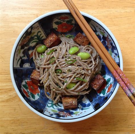 Cold soba noodle salad with baked tofu | the-cooking-of-joy.… | Flickr