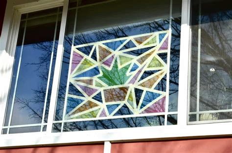 How to Paint Stained Glass Windows at Home Art Activity for Kids