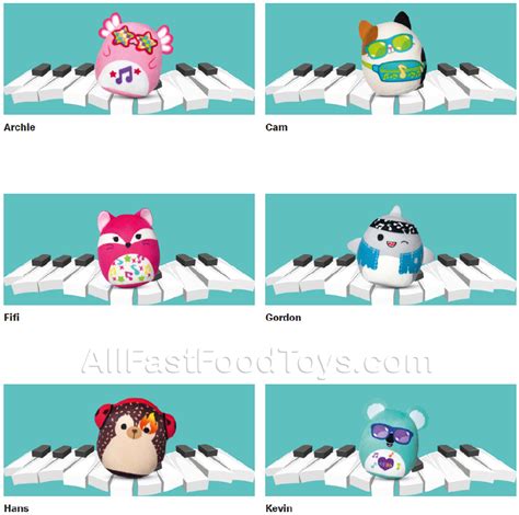 McDonald's Squishmallows Happy Meal Toys Complete Set of 12 Toy Collection Germany June July 2023