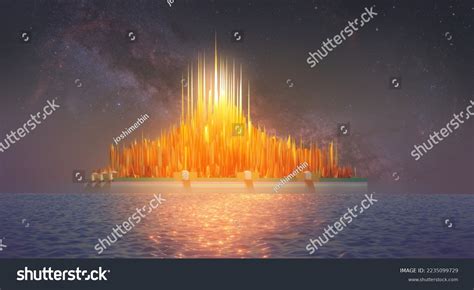 New Jerusalem Holy City Zion Glowing Stock Illustration 2235099729 | Shutterstock