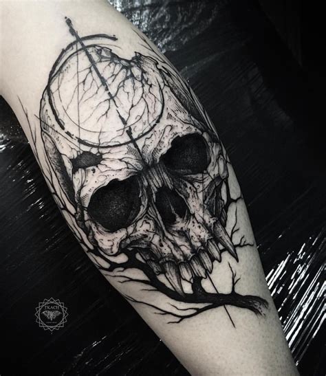 Tatouage tête de mort - 40+ idées memento mori tatouage en styles variés | Tatouages effrayants ...