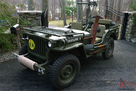 1945 Willys MB - WWII Military Jeep - Army Antique / Classic - Fully Restored