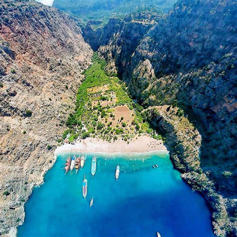 Good morning from the pearl of Turkish mediterranean coast - Butterfly Valley near #Faralya # ...