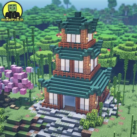 Pagoda Build | Minecraft architecture, Minecraft houses, Minecraft ...