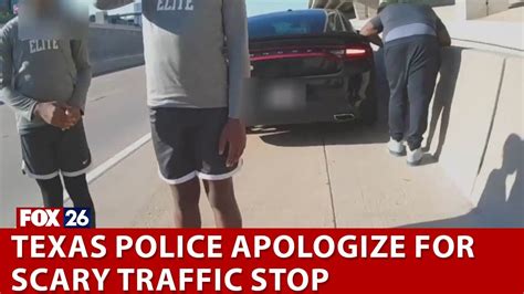 Texas police apologize for scary traffic stop - YouTube