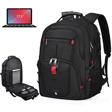 Buy NUBILY Laptop Backpack 17 Inch Waterproof Extra Large TSA Travel ...