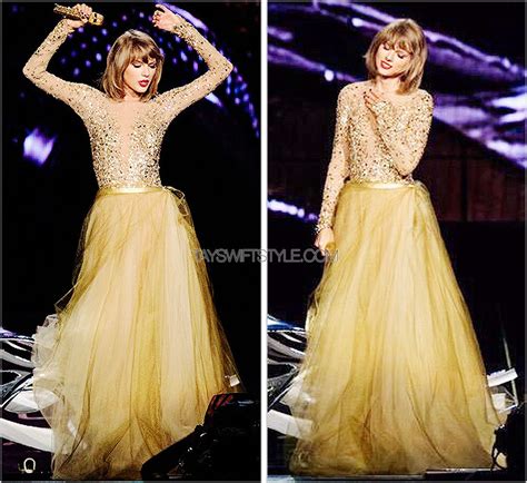 Taylor performing "Wildest Dreams"/"Enchanted" on the 1989 World Tour ...