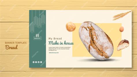 Free PSD | Bakery banner template design