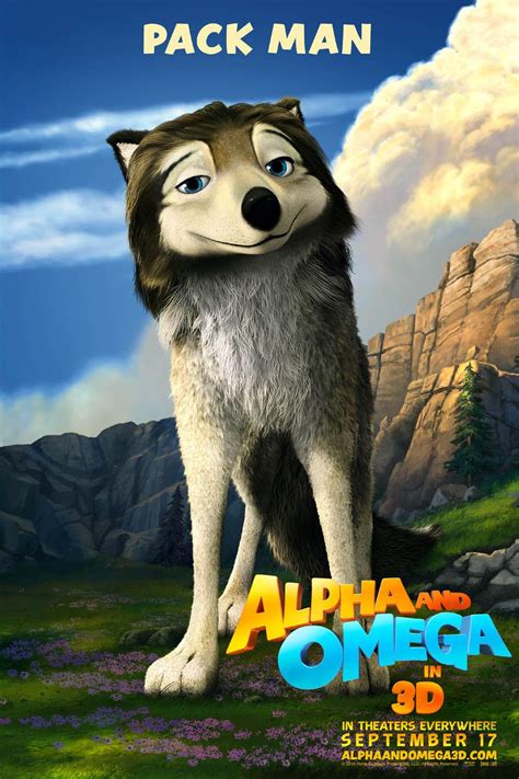 Alpha and Omega Charakterposter (2010) | Omega, Cartoon movies, Animated movie posters