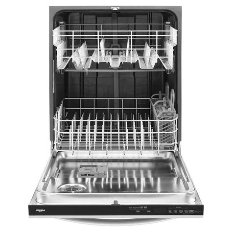 Whirlpool Fully Visible 24-in Built-In Dishwasher (Universal Silver ...