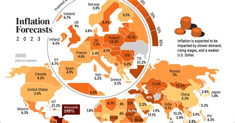 Mapped: 2023 Inflation Forecasts by Country | Flipboard