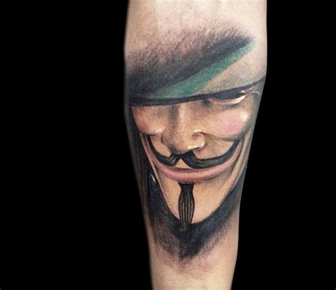 V for Vendetta tattoo by Yomico Moreno | Post 10306