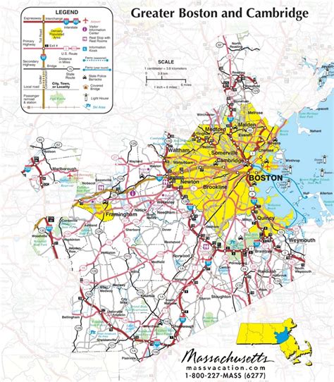 Boston area map