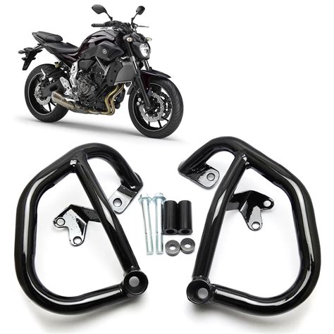 For YAMAHA MT-07 MT07 FZ-07 FZ07 2014 2019 Motorcycle Accessories Engine Guard Bumper Crash Bars ...