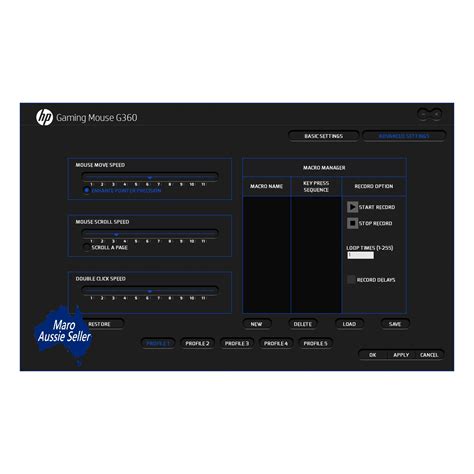 HP G360 Gaming Mouse Software - Maro Online