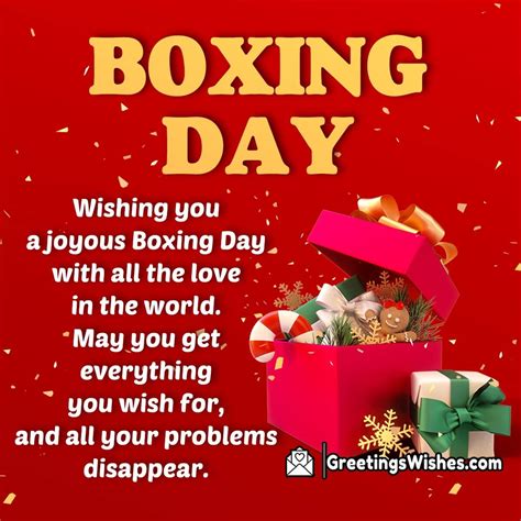 Boxing Day Greetings (26th December) - Greetings Wishes