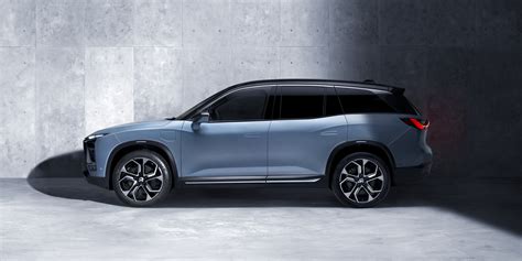 the NIO ES8 is a seven-seater high performance electric SUV