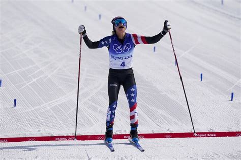 Jessie Diggins wins cross-country mass start silver to cap Team USA's ...