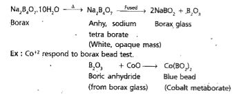 [Telugu] Explain borax bead test with a suitable example