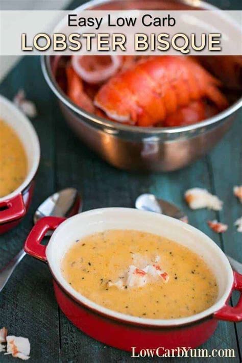 Easy Keto Lobster Bisque Recipe - Low Carb Yum