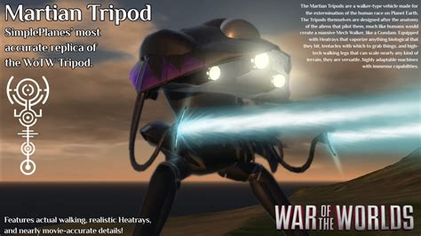 SimplePlanes | ''War Of The Worlds'' Martian Tripod