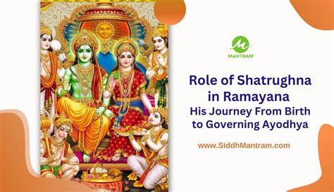 Role of Shatrughna in Ramayana: His Journey From Birth to Governing Ayodhya